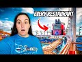 I ATE AT EVERY RESTAURANT ON A DISNEY CRUISE Disney Dream