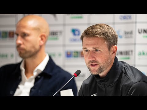 Presskonferens efter Helsingborgs IF - Degerfors IF