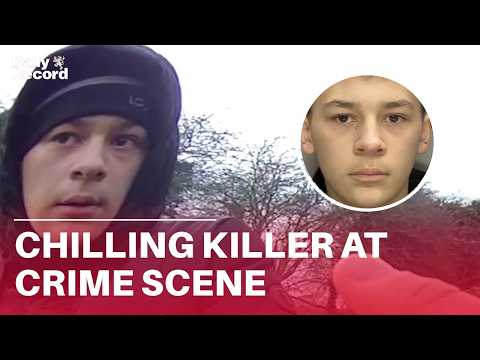 Body-cam footage shows KILLER Kian Moulton talking to police at Leo Ross murder scene