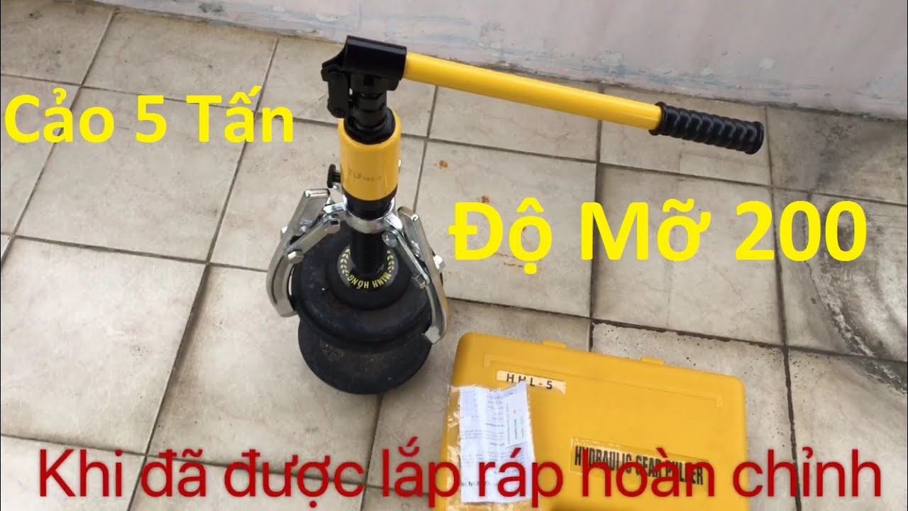 Video Cảo thủy lực HHL-5 - Cảo thủy lực 5 tấn TLP HHL-5 (200 mm)