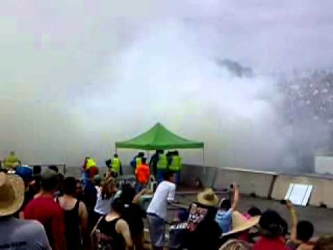 Burnouts at Street Machine Summernats 2014