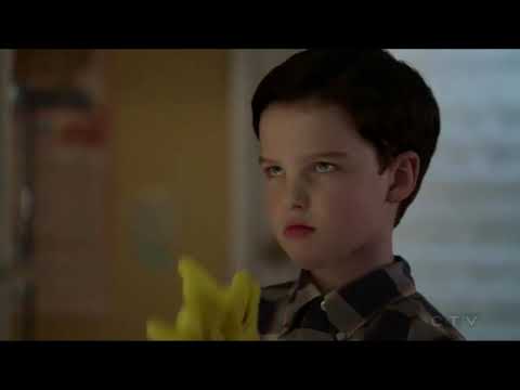 Young Sheldon - Sheldon cleans the house because he is angry