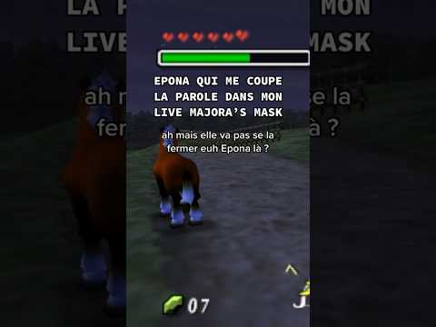 Aucun respect Epona 🙃 #flavienalexzander #zelda #majorasmask #twitch