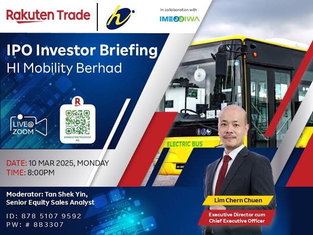 Rakuten Trade Ideas 🎯 Webinar - HI Mobility Berhad