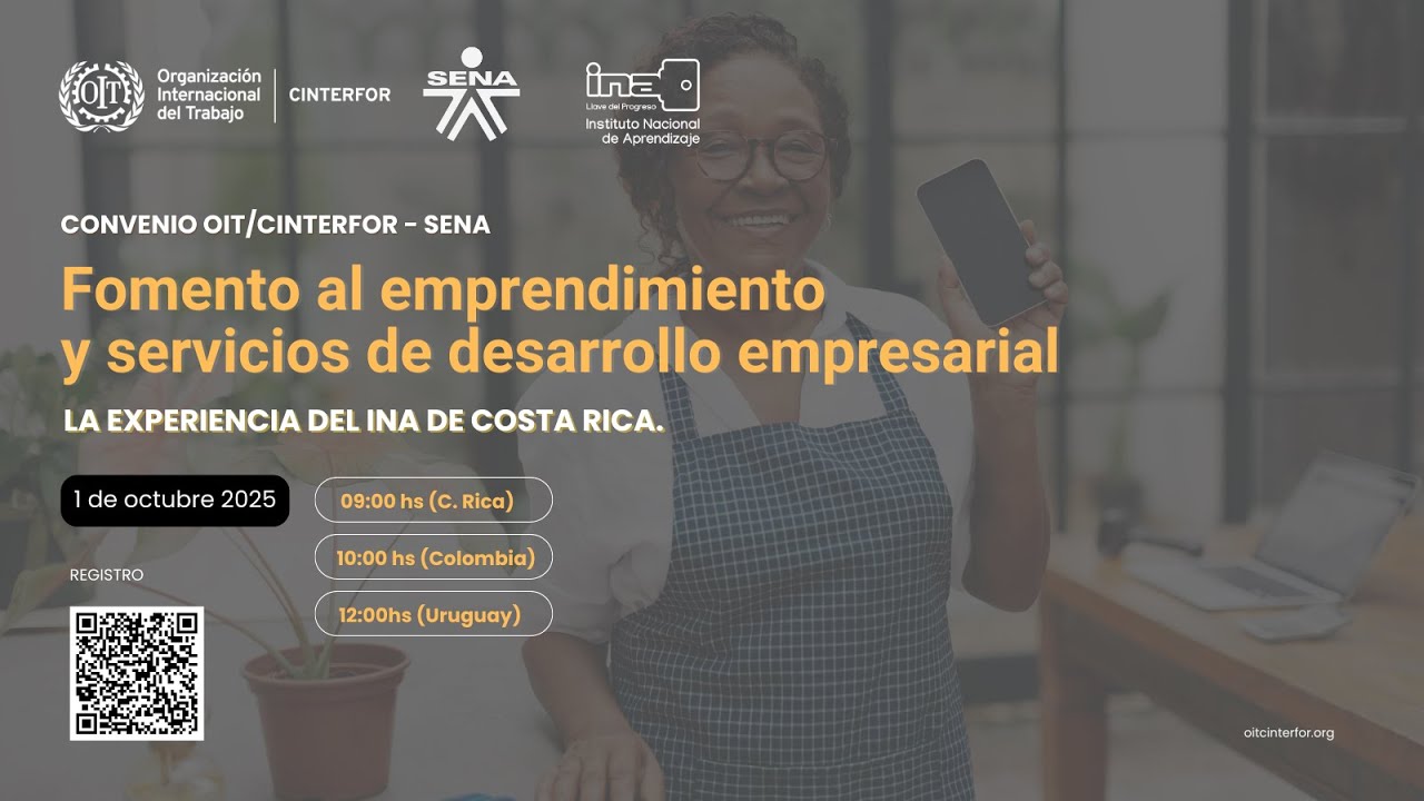 Videoconferencia 1/10: Fomento al emprendimiento y servicios de desarrollo empresarial