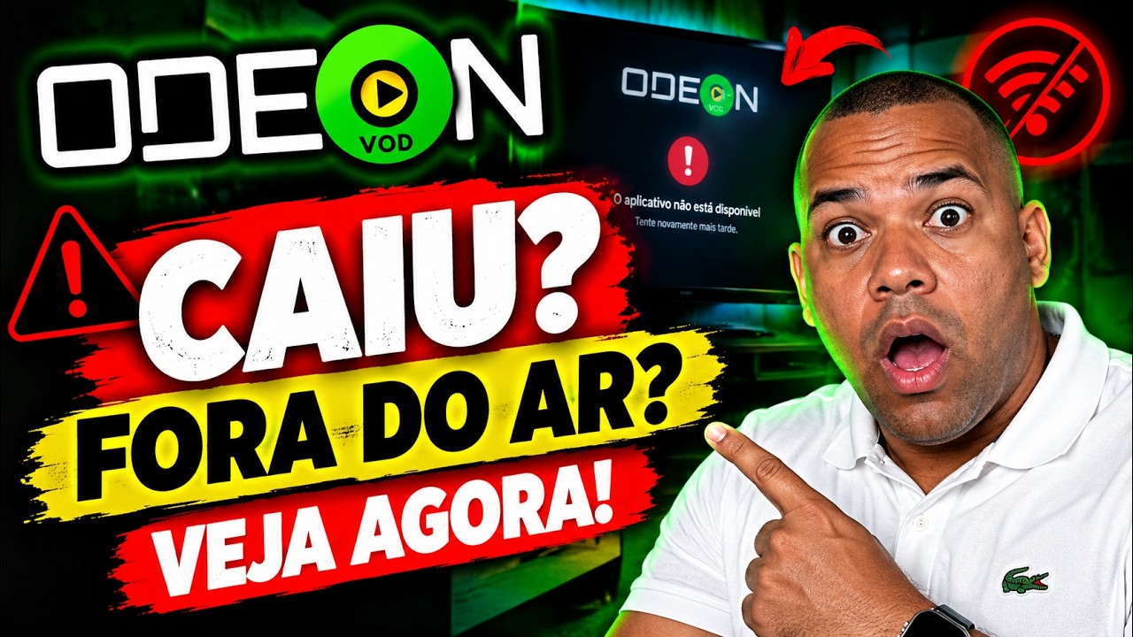 🚨 ODEON CAIU? ODEON FORA DO AR? VEJA ISSO URGENTE!