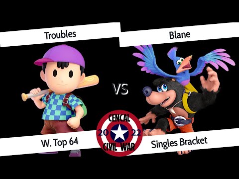CenCal Civil War 2022 - Winner's Top 64  - Troubles (Ness) vs Blane (Banjo)