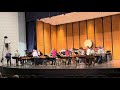 The University of Louisiana at Lafayette Percussion Ensemble, Exit Up Right by Peter Erskine