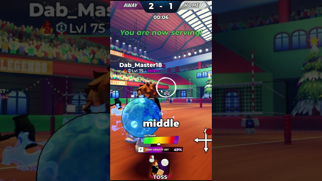 THE BEST JINKO SERVES IN VBL PART 2  #volleyballlegends #vbl #roblox