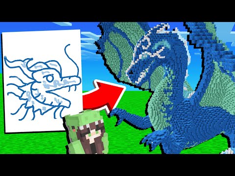 INSANE: Building Drawing in Minecraft - 99.25% Impossible!