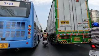 🇹🇭タイ・バンコク下町　ウドムスックからラマ４BigCまでバイクカメラ