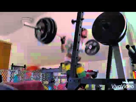 Bill Tenerelli - Squats 1+ day: 385x3 10 lb rep PR