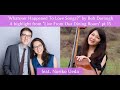 "Whatever Happpened To Love Songs?" by Bob Dorough - Live From Our Dining Room pt 15 w/ Noriko Ueda