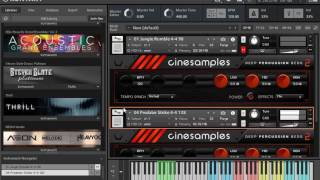 Video thumbnail for Cinesamples - Deep Percussion Beds 2 - DEMO by Adriano Camargo