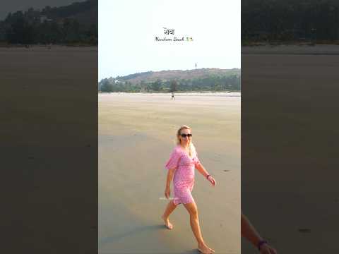 Goa mandrem beach | North goa | russian beach #shorts #goa #mandrem #northgoa #travel