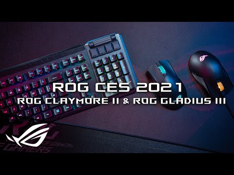 Pelė Asus ROG Gladius III video
