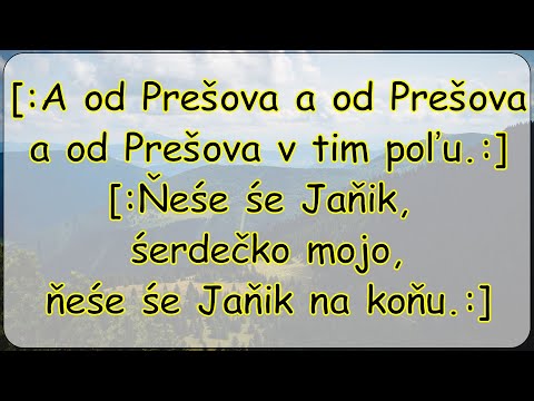A od Prešova text
