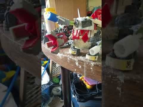 Ork Scratch build Deff Dread part2