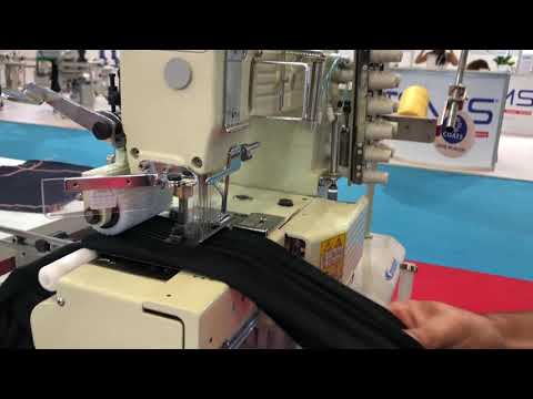 Broderi BD-4406PUTC 1/4 6 iğne Full Otomatik Burunlu Lastik Şerit Makinası (6,4mm)