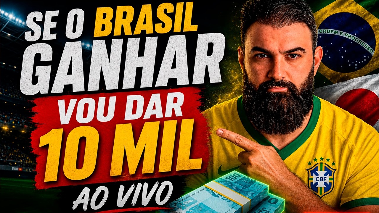 AO VIVO | BRASIL X JAPÃO | Análise e Palpites Copa 26 - APOSTANDO AO VIVO - 23/06/26