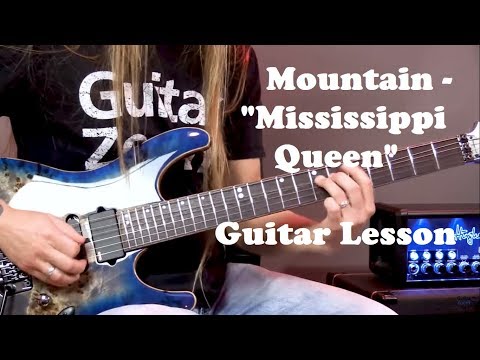 Mountain - Mississippi Queen - Guitar Lesson | GuitarZoom.com