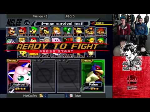 JPEG 5 - Singles - Pro Bracket - WQF - MattDotZeb (Falco) vs Edge (Jigglypuff)