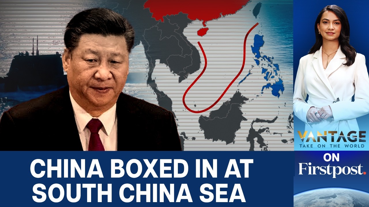 US and 13 Nations Reject Beijing's ‘9 Dash Line’ Claims in South China Sea | Vantage on Firstpost|4K