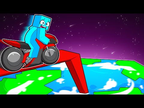 I Got a Mega Ramp in Minecraft