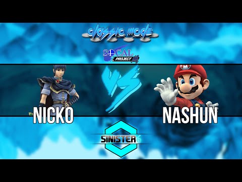 Nicko (Marth) VS. Nashun (Mario) @ Classic Mode