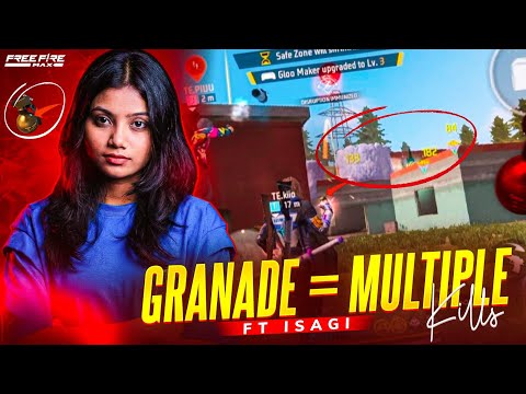 GRENADE = Multiple Kills 💣 Tournament Highlights FREEFIREMAX🇮🇳.