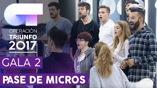 "TE QUIERO" - Grupal - Primer pase de micros Gala 2 |  OT 2017