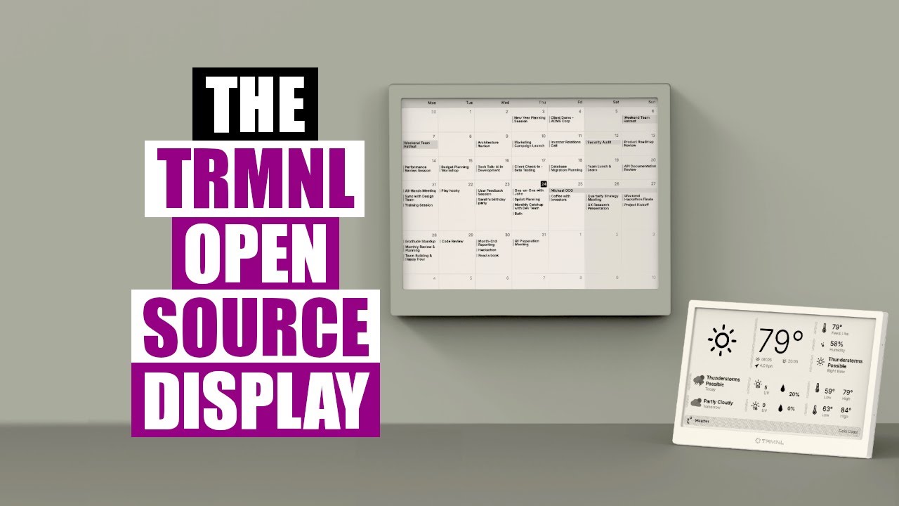 TRMNL Is An Open Source E Ink Display