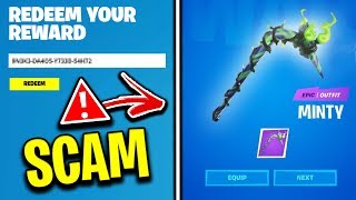 Fortnite Minty Pickaxe Code Free