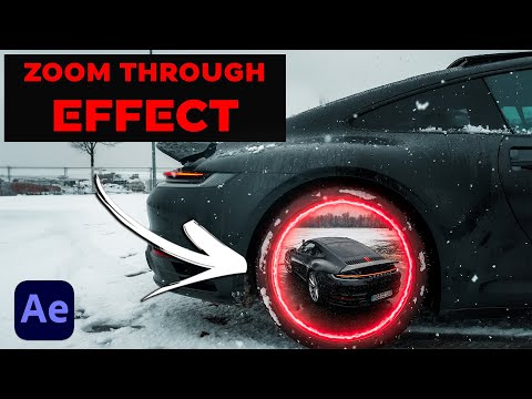 Zoom Through Effect in After Effects | Zoom Through Transition Tutorial