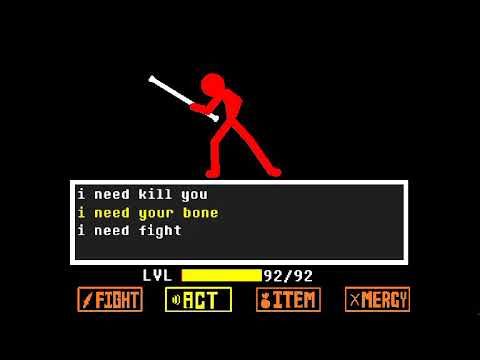 undertale battle (no sound) | Stick Nodes