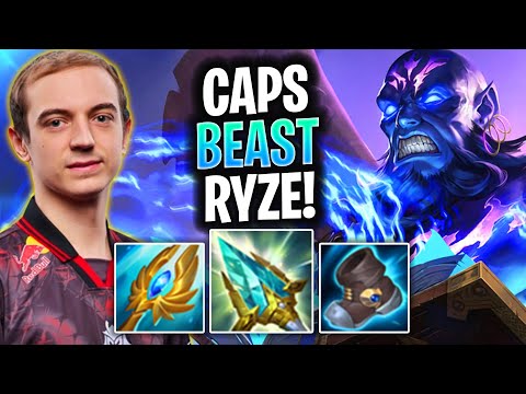 CAPS IS A BEAST WITH RYZE! | G2 Caps Plays Ryze Mid vs Corki!  Season 2025