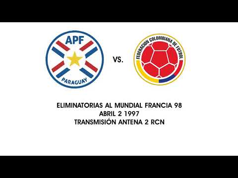 PARAGUAY VS. COLOMBIA 1997 ELIMINATORIAS A FRANCIA 98