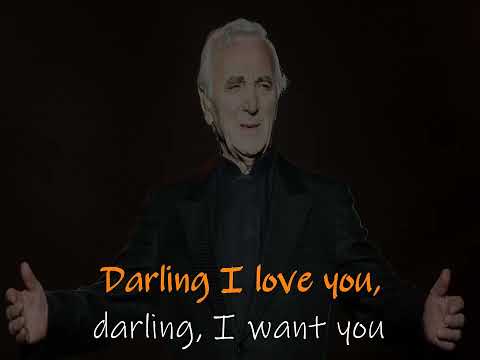 For me formidable KARAOKE by CHARLES AZNAVOUR ( lucien depuydt karaoke )