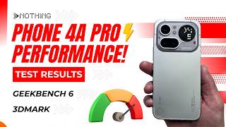 Nothing Phone 4a Pro Benchmark Performance Test, Review & Results. Geekbench 6 & 3Dmark