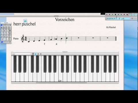 Musiktheorie 2: Vorzeichen