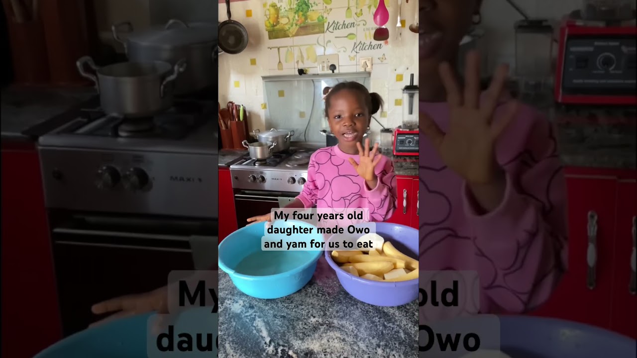 My four years old daughter Suprises us