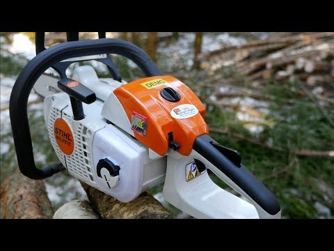 Testing stihls ms 201c smallest pro chainsaw