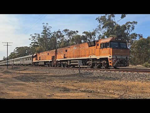 6AK8 JBRE Great Southern (NR31, NR30), Adelaide to Stawell, 1645, 31/1/25, Deep Lead VIC