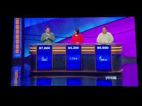 Double Jeopardy, Paul Trifiletti Day 3 - 2nd Daily Double (3/6/20)