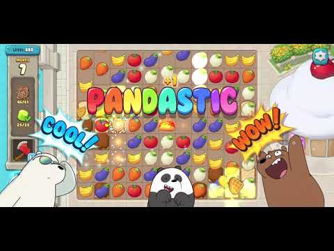 We Bare Bears Match3 Repairs Level 880 - No Boosters