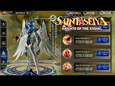 MEU HYOGA TEU HYOGA NIVEL JAMIEL 5555 - OU BAN E PUNIÇÃO EM GEMA? - SAINT SEIYA AWAKENING