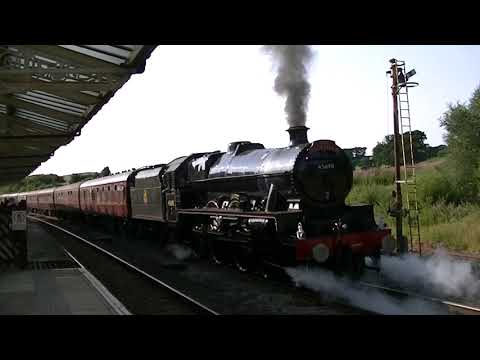 Pendle Dalesman LMS 45690 Leander 1Z54 Hellifield 20/07/2021