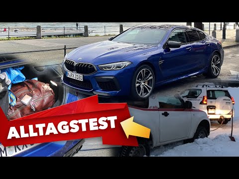 BMW M8 Competition Gran Coupé (2022) | Im Alltagstest von Hamburg in die Schweiz | mit Moritz Doka