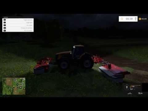 Farming Simulator 2015 - How to cut grass - How to make hay - Part 1