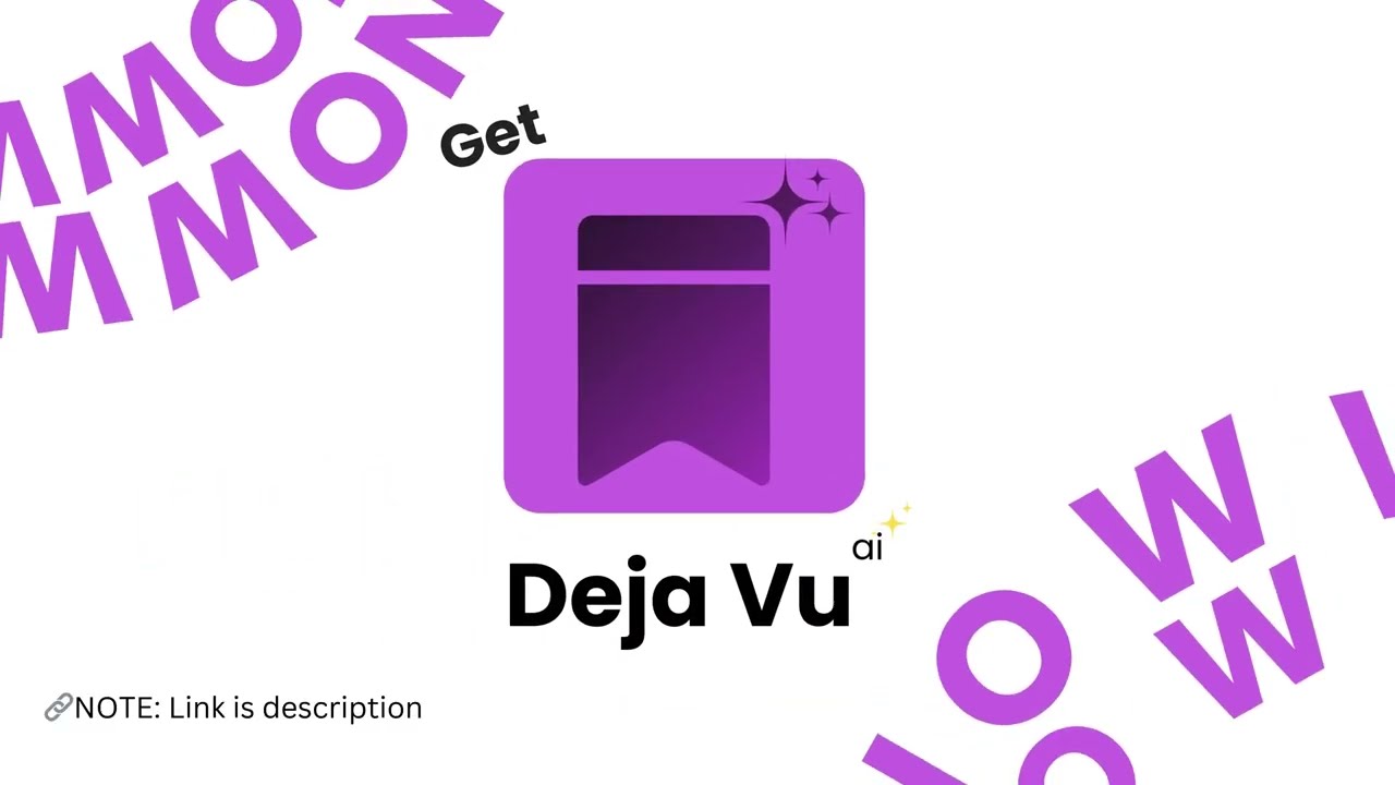 STOP Searching Your Bookmarks! | Deja Vu is hear
